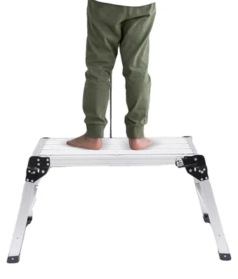 Produktbild von Arbeitsleiter, faltbares Design, rutschfeste Oberfläche, 100cm