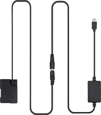 Obrázek produktu pro PD-USB kabel typu C pro připojení k napájecímu adaptéru EP-5A, DC konektor EN-EL14, náhrada za baterii Nikon D5600, D5500, D5100, D5200, D5300, D3200, D3100, D3300, D3400, D3500, DF, P7800, P7700