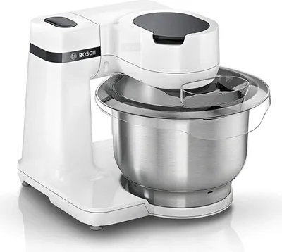 Produktbild von Bosch Serie 2 MUMS2EW00, 3,8 l, Weiß, Tasten, 2,4 kg, 1,7 kg, 1,1 m