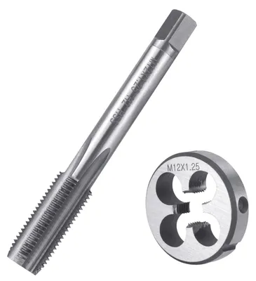 Produktbild von Gewindebohrer M12 x 1,25 – HSS-Gewindebohrer-Set zum Gewindeschneiden