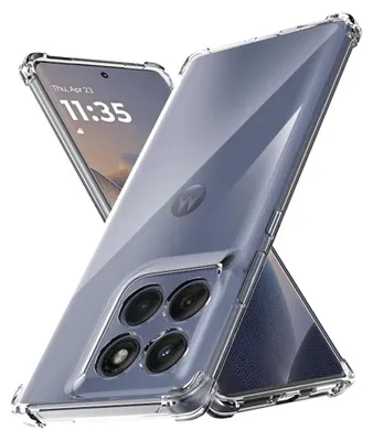 Obrázok produktu pre Techsuit – Shockproof Clear Silicone kryt pre Motorola Edge 60 / Edge 60 Fusion – priehľadný