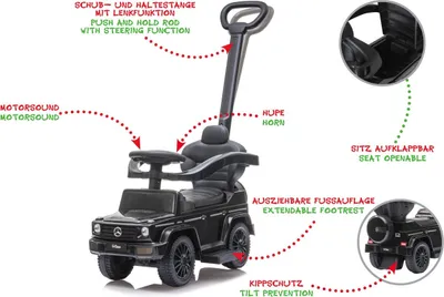 Zdjęcie produktu dla Jamara Rutscher Mercedes-Benz G350d 3in1 schwarz