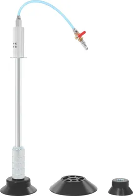 Image de Extracteur dentaire pneumatique, Design ergonomique, Ventouses polyvalentes, noir
