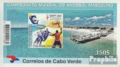 Produktbild von Briefmarken Kap Verde 2021 Mi Block51 (kompl.Ausg.) postfrisch Handball-WM