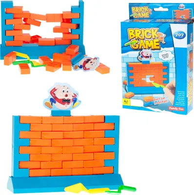 Image de Famille Mur Jeu d'adresse Grand plaisir Tomber Briques Construire un mur