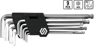Produktbild von VOREL Inbusschlüssel 2,5 - 10 mm 9 Stk.