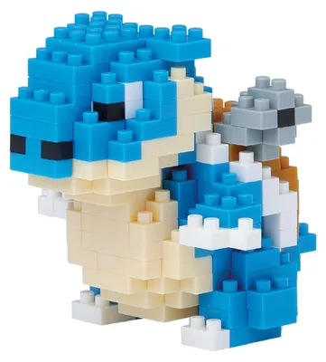 Productafbeelding van Nanoblock constructieset Pokémon Blastoise/Turtok, 220 onderdelen, vereist handvaardigheid