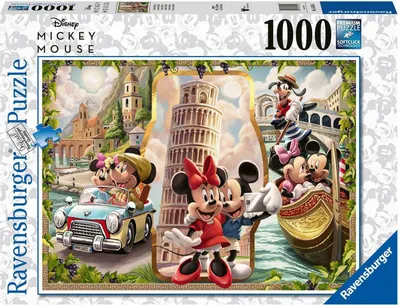 Image de Puzzle Vacances Mickey & Minnie 1000p