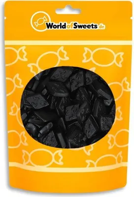 Produktbild von de Bron Zoute Ruitjes sugarfree 200g