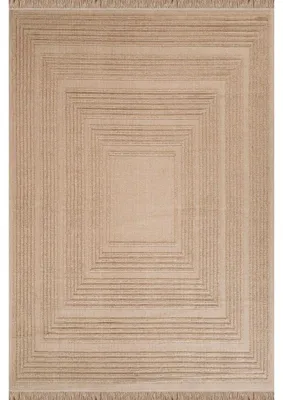 Image de Tapis beige - 160 x 230 cm - Poils 5 mm
