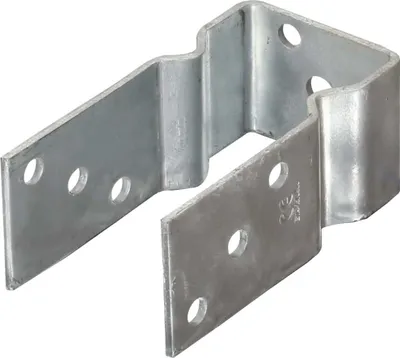 Immagine prodotto di Picchetti per Recinzione 12 pz Argento 8x6x15cm Acciaio Zincato