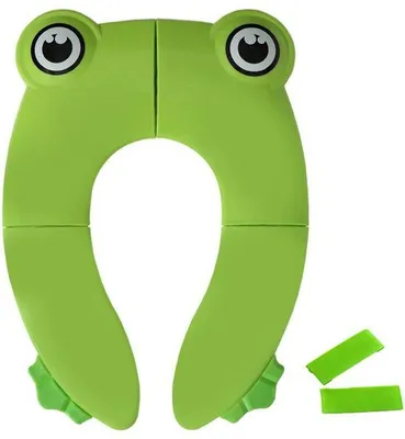 Obrázok produktu pre Prenosná, skladateľná detská nočník pre dojčatá a batoľatá, s taškou na prenášanie a krytom (zelená).