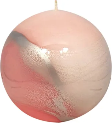 Produktbild von Kugelkerze "Design Lotos" rosa/pink Ø 100 mm