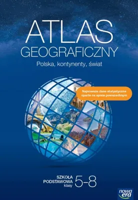 Obrázok produktu pre Geografický atlas. Poľsko, kontinenty, svet. Základná škola. Triedy 5-8