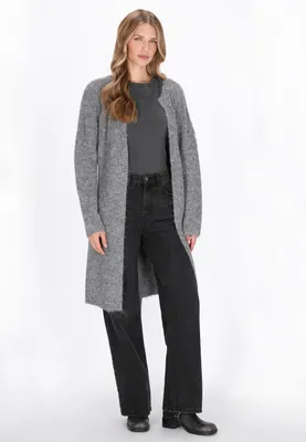Image de Pull pour femmes SAPORTA - gris chiné, taille XS/S
