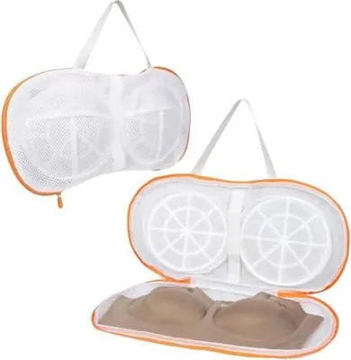 Produktbild von 2 Stück BH Wäschenetz Groß Waschbeutel mit Anti-Verformungs Stützrahmen BH Netz Bra Waschbeutel für Waschmaschine