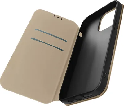 Produktbild von Avizar, Kunstleder Cover Classic Edition für Apple iPhone 14 Pro Max, Gold
