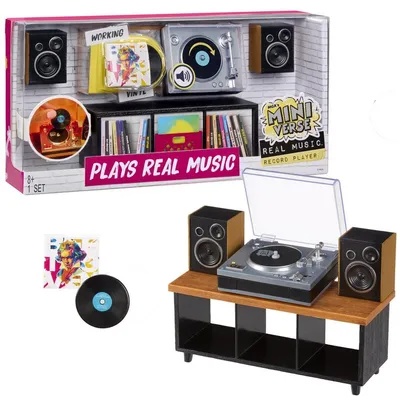 Produktbild von Miniverse Real Music Record Players, 8 Jahr(e), Mehrfarbig, Kunststoff