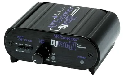 Obrázek produktu pro ART DJ Pre II, 2.0 kanály/kanálů, 0,01%, 90 dB, 47000 ohm, 10 - 50000 Hz, RCA