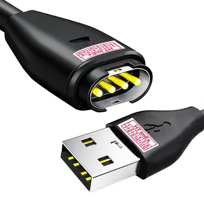Produktbild von Ladekabel USB 2.0 Charger Cable für Garmin Venu , Fenix , Vivoactive , Vivomove