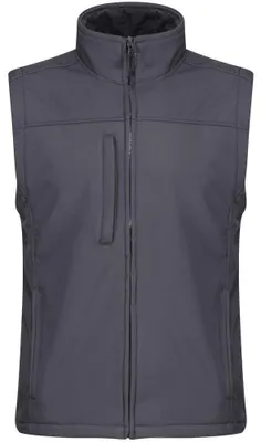 Produktbild von Regatta Mens Flux Softshell-Weste, wasserabweisend, winddicht LT376 (4XL) (Mittelgrau)