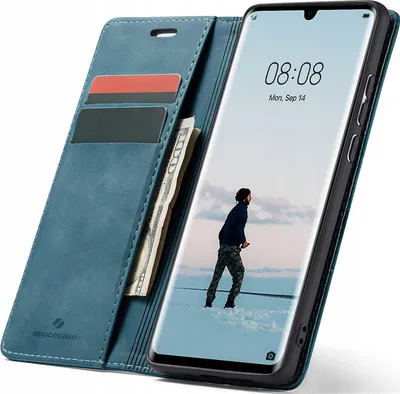 Immagine prodotto di SPACECASE Custodia flip a portafoglio per Huawei P30 Pro Blue