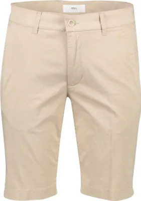Produktbild von Brax Shorts aus Baumwolle mit Stretchanteil beige einfarbig normale Passform