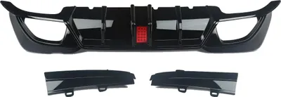 Immagine prodotto di Diffusore del paraurti posteriore, versione sportiva, compatibile con BMW Serie 3 G20 G21, nero lucido