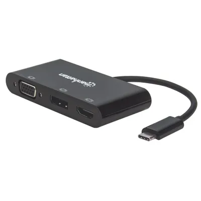 Produktbild von Manhattan 152990 Videoadapter - 3840 x 2160 Supported - Schwarz