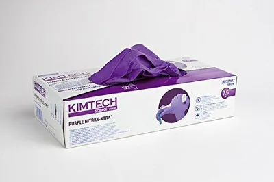 Nitrilhandschuhe paars Gr. L, 300 mm, latexfrei, 1 Paar