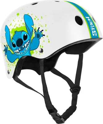 Produktbild von Skate Helm aus ABS und EPS, Schwarz, 53/57 cm mit Lüftungsschlitzen und verstellbaren Gurten