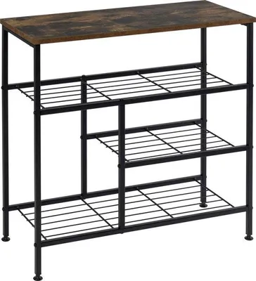 Obrázok produktu pre Komerčná skriňa z kovu a dreva – vintage – 70 x 30 x 71 cm
