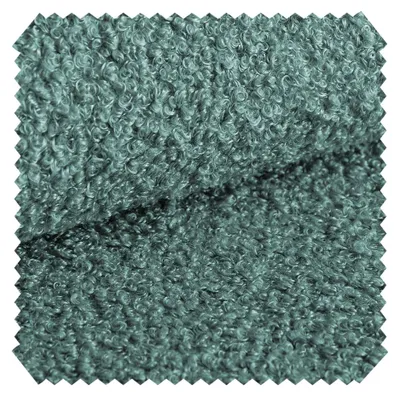 Productafbeelding van novely® CENTRO Bouclé meubelstof, heerlijk zacht, volumineus, waterafstotend, bekledingsstof | Per meter | 1 meter - Kleur: 12 Petrol