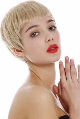 Produktbild von WIG ME UP Perücke kurz Pixie Cut Pony Blond Mix gesträhnt SA098-24BT613
