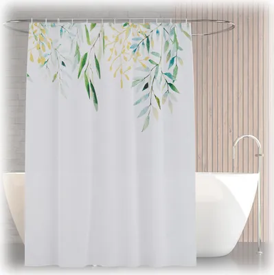 Zdjęcie produktu dla relaxdays Zasłona prysznicowa 180x200 cm z motywem