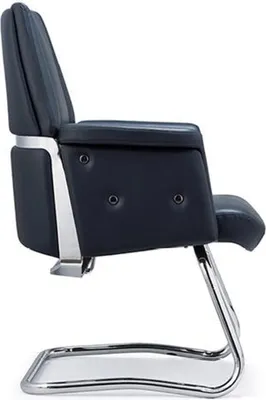 Produktbild von Lederstuhl in Schwarz – Elegantes, modernes Design