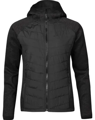 Produktbild von Halti Damen Jacke Streams Hybrid Knit Layer Jacket Schwarz 46