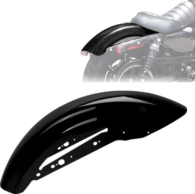Produktbild von Koflügel / Hinterradabdeckung für Harley Sporster 10-20 FH1 schwarz gl