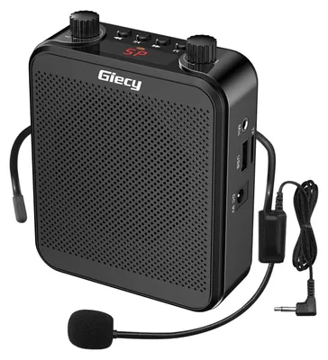 Productafbeelding van Draagbare Spraakversterker met Microfoon Headset en Bluetooth