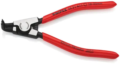 Produktbild von Knipex 46 21 A11, Sicherungsringzange, Chrom-Vanadium-Stahl, Kunststoff, Rot, 125 mm, 85 g