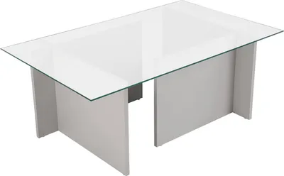 Produktbild von Azriel - Couchtisch, 105x65x40h cm Grau, Rechteckige Form