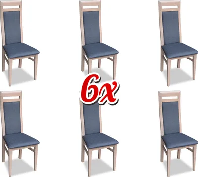 Immagine prodotto di Set da pranzo gruppo di mobili per la sala da pranzo 6x set di sedie set di sedie nuovo