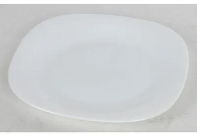 Image de 24x Plat de service Parma Blanc Rectangulaire Assiette à dessert Sous-verre Vaisselle Table
