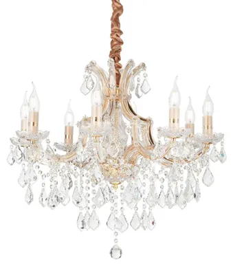 Image de Ideal Lux Lampe à suspendre Napoléon Sp8 Oro