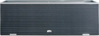 Produktbild von Rattan Pflanzenkübel rechteckig Grau 98 x 25 x 34 cm