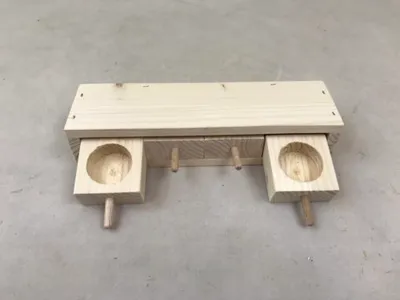 Produktbild von Elmato 12925 Nagerintell Denkspiel Strategiespiel Spielzeug für Nager, 22x5x5cm