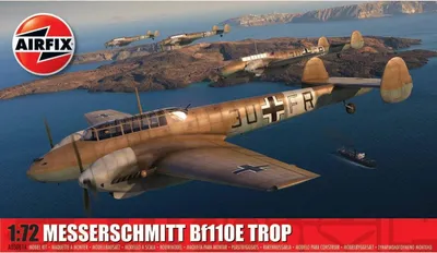 Produktbild von Classic Kit letadlo A03081A - Messerschmitt Bf110E/E-2 TROP (1:72)