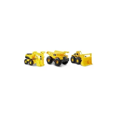 Produktbild von CATERPILLAR 3er-Pack Baufahrzeuge: Kipper Frontlader (15,99)