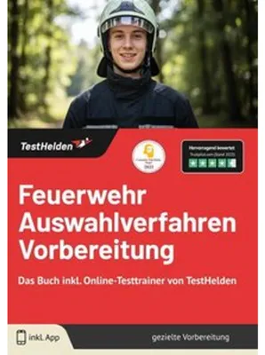 Immagine prodotto di Feuerwehr Auswahlverfahren Vorbereitung: Das Buch inkl. Online-Testtrainer von TestHelden