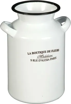 Produktbild von Vase 51218 Aufbewahrungsdose 20 cm Krug emailliert Behälter Emaille Dose Email